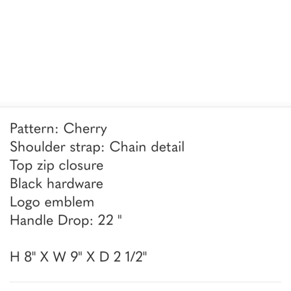 Betsey Johnson NWT Cherry Crossbody Glitter Bag - Picture 9 of 9